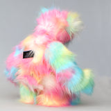 Arabella a sweet and colourful one of a kind artist bear in stunning faux fur and gorgeous fluffy mohair by Barbara-Ann Bears, she stands 13 inches/33 cm tall