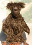Murdo is a wild and handsome, one of a kind, artist bear by Barbara-Ann Bears in wonderful long and straggly mohair, he stands 18 inches/ 46cm tall.  Murdo is made from a long and wildly tousled, medium brown mohair, with hand painted glass eyes with eyelids, a wonderfully embroidered nose and an engaging smile.