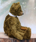 Arbuthnot, an extremely large and elegant classical, traditional mohair artist teddy bear by Barbara Ann Bears Arbuthnot is a very big classical teddy bear, he stands 28 inches (71cm) tall and is 21 inches (54cm) sitting, he's heavy too, weighing about 4kg/9lb. Arbuthnot is the second of an edition of 2.