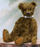Arbuthnot, an extremely large and elegant classical, traditional mohair artist teddy bear by Barbara Ann Bears Arbuthnot is a very big classical teddy bear, he stands 28 inches (71cm) tall and is 21 inches (54cm) sitting, he's heavy too, weighing about 4kg/9lb. Arbuthnot is the second of an edition of 2.