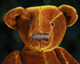 Big Dibley PRINTED traditional jointed mohair teddy bear sewing pattern by Barbara-Ann Bears for a traditional 15 inch/38cm teddy bear. We've used this pattern to make bears in a variety of mohairs ranging from 3mm to 25mm