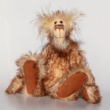 Bob is a happy, lanky and comical artist teddy bear made in wonderful tipped mohair by Barbara-Bears who doesn't take himself too seriously