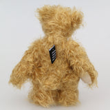 Bobbin is made from the most wonderful, wildly curly beige gold mohair, with a slightly warmer backcloth. Bobbin has beige German wool felt paw pads that blend with his mohair perfectly.