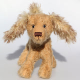 Brian is a one of a kind, mohair, collector's dog by Barbara-Ann Bears