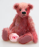 Charlie is a very friendly and sweet, little traditional teddy bear made from fabulous hand dyed mohair in warm colours by Barbara Ann Bears Charlie is 8 inches (20cm) tall and is 6 inches (15cm) sitting.