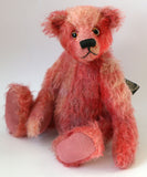 Charlie is a very friendly and sweet, little traditional teddy bear made from fabulous hand dyed mohair in warm colours by Barbara Ann Bears Charlie is 8 inches (20cm) tall and is 6 inches (15cm) sitting.