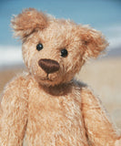 Little Digby PRINTED traditional jointed mohair teddy bear sewing pattern by Barbara-Ann Bears for a cute traditional 11 inch/28cm teddy bear