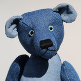 Grimble PRINTED traditional jointed mohair teddy bear sewing pattern by Barbara-Ann Bears for a traditional 17 inch/43cm teddy bear  The Grimble pattern makes a sweet, old-fashioned Barbara-Ann Bear who stands about 17 inches/43cm tall.