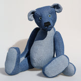 Grimble PRINTED traditional jointed mohair teddy bear sewing pattern by Barbara-Ann Bears for a traditional 17 inch/43cm teddy bear  The Grimble pattern makes a sweet, old-fashioned Barbara-Ann Bear who stands about 17 inches/43cm tall.