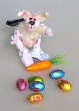 Floppity Flip-Flop is the tiniest and sweetest, one of a kind rabbit in beautifully coloured mohair and designer fabric by Barbara Ann Bears, she stands just 4.5 inches/11.5 cm tall, she is 3.3 inches/8cm sitting, she is made from a Peter Rabbit cotton fabric with a mohair face, tail and chest and hand dyed velvet,