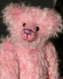 Fosdyke PRINTED traditional jointed mohair teddy bear sewing pattern