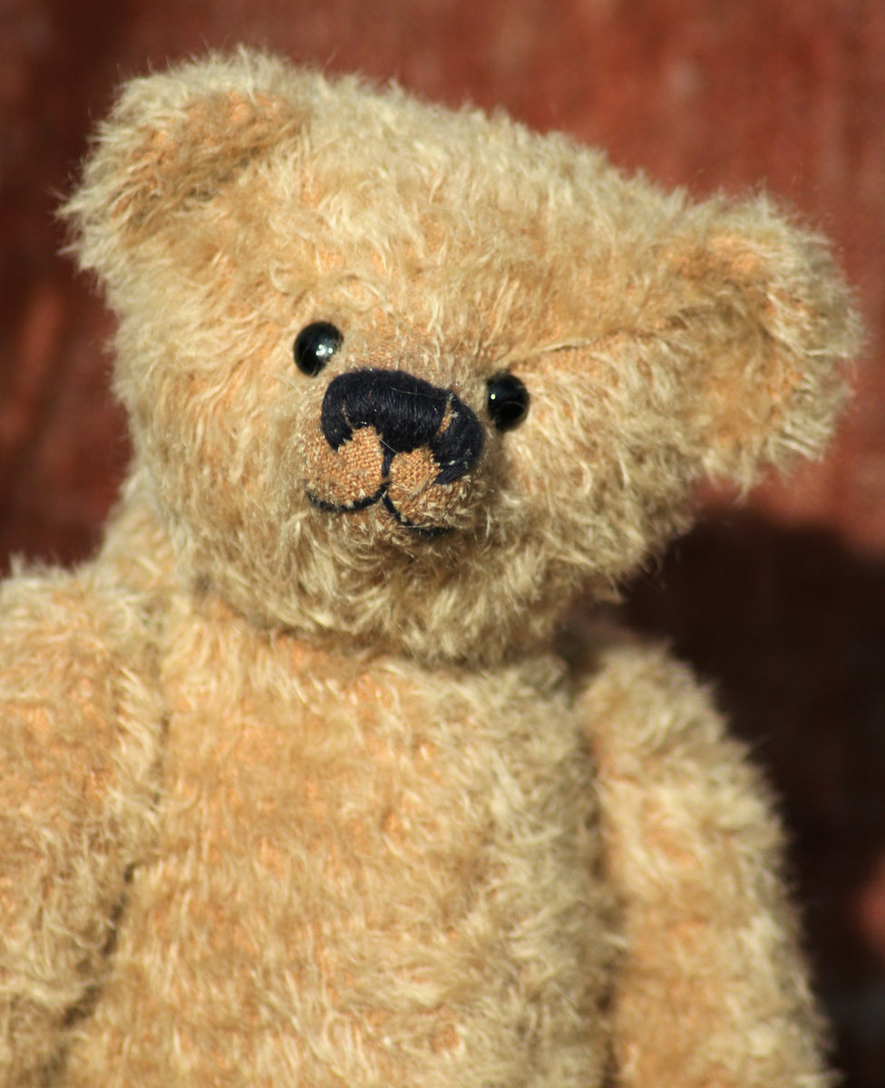 Fosdyke PRINTED jointed mohair teddy bear sewing pattern for
