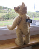 The Francis Teddy Bear pattern makes a sweet traditional Barbara-Ann Bear about 14 inches (36 cm) tall. This is our newest teddy bear sewing pattern and we think he looks very sweet. You could use slightly longer mohair or you could make him using other fabric, as a memory bear for example.