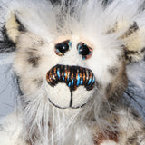 Great Scott is a one of a kind, artist bear by Barbara-Ann Bears in fluffy mohair and faux fur