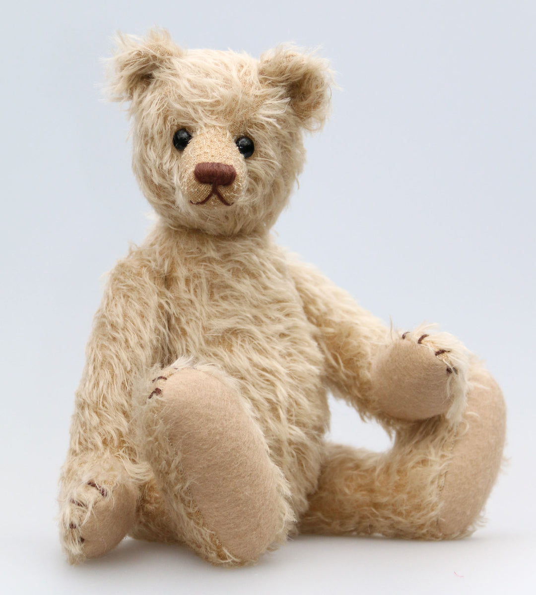 Horton, a traditional one of a kind, mohair artist teddy bear by