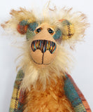Howard Huckleford a one of a kind, artist bear by Barbara-Ann Bears