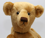 Hubert PRINTED jointed mohair teddy bear sewing pattern to make a traditional 19 inch/48cm mohair teddy bear by Barbara-Ann Bears. The Hubert pattern makes a sweet, old-fashioned Barbara-Ann jointed teddy bear who stands about 19 inches/48cm tall.