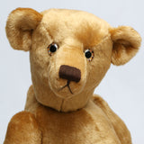 Hubert PRINTED jointed mohair teddy bear sewing pattern to make a traditional 19 inch/48cm mohair teddy bear by Barbara-Ann Bears. The Hubert pattern makes a sweet, old-fashioned Barbara-Ann jointed teddy bear who stands about 19 inches/48cm tall.