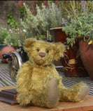 DJ PRINTED traditional jointed mohair teddy bear sewing pattern by Barbara-Ann Bears for a cute traditional 10 inch/25cm teddy bear