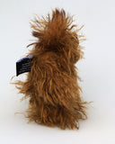 Phizzin McPhuzzin is a very sweet and happy little brown mohair artist bear by Barbara Ann Bears, he stands just 6 inches( 15 cm) tall and is 4.5 inches (11 cm) sitting. Bruce McCubbin is made from a very long and fluffy chocolate brown mohair while the top of his head is a very similar mohair but tipped with black