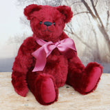 The Francis Teddy Bear pattern makes a sweet traditional Barbara-Ann Bear about 14 inches (36 cm) tall. This is our newest teddy bear sewing pattern and we think he looks very sweet. You could use slightly longer mohair or you could make him using other fabric, as a memory bear for example.