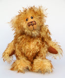 Bonzer is a sweet, slightly sad yet very friendly, one of a kind, artist teddy bear made from wonderful mohair by Barbara-Bears