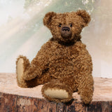Sir Cadbury is a large classical, one of a kind, mohair artist bear by Barbara-Ann Bears