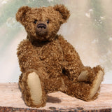 Sir Cadbury is a large classical, one of a kind, mohair artist bear by Barbara-Ann Bears