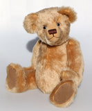 Wilbur is quite a large, sweet and cuddly, traditional one of a kind, artist teddy bear made in splendid English mohair by Barbara Ann Bears