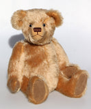 Wilbur is quite a large, sweet and cuddly, traditional one of a kind, artist teddy bear made in splendid English mohair by Barbara Ann Bears