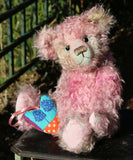 Winston jointed 18 inch teddy bear printed sewing pattern by Barbara-Ann Bears. Winston is about 18 inches (45 cm tall), his pattern uses 1/2 metre of mohair and you'll need 1 x 65 mm and 4 x 55 mm joints. Winston is a charming, cuddly, old fashioned traditional, Barbara-Ann Bear, which you can make