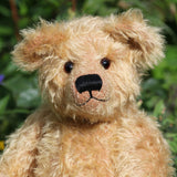 Winston jointed 18 inch teddy bear printed sewing pattern by Barbara-Ann Bears. Winston is about 18 inches (45 cm tall), his pattern uses 1/2 metre of mohair and you'll need 1 x 65 mm and 4 x 55 mm joints. Winston is a charming, cuddly, old fashioned traditional, Barbara-Ann Bear, which you can make