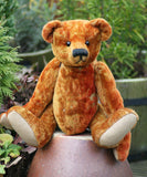 Bertie PRINTED jointed mohair teddy bear sewing pattern for a 11 inch (28cm) Barbara-Ann Bear