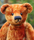 Bertie PRINTED jointed mohair teddy bear sewing pattern for a 11 inch (28cm) Barbara-Ann Bear