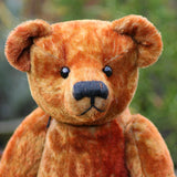 Bertie PRINTED jointed mohair teddy bear sewing pattern for a 11 inch (28cm) Barbara-Ann Bear