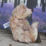Archibald is a sweet little traditional, one of a kind artist teddy bear, in subtly coloured hand dyed mohair by Barbara Ann Bears he stands 6 inches/15 cm tall