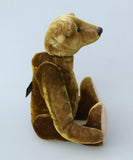 Ballantine Siegbert III is a 15.5 inch traditional teddy bear in antique German mohair by Barbara Ann Bears (Copy)