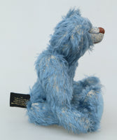 Blue Chip a traditional mohair artist teddy bear by Barbara Ann Bears