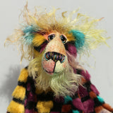 Corky McCorkindale is a 10.5 inch one of a kind, artist teddy bear by Barbara-Ann Bears