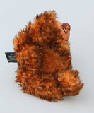 Denzel is a vintage 10 inch, one of a kind, mohair artist teddy bear by Barbara-Bears