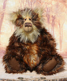 Hullabaloo is a very beary teddy bear a one of a kind, artist bear by Barbara-Ann Bears in wonderful faux fur and mohair

Hullabaloo stands 15 inches/38 cm tall 