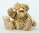 Maximillian is an 8.5 inch  vintage mohair artist teddy bear by Barbara Ann Bears