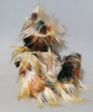 Selwyn is a lovable and beautifully coloured, one of a kind, artist teddy bear in gorgeous faux fur and fluffy mohair by Barbara-Ann Bears, he stands 16 inches/41 cm tall