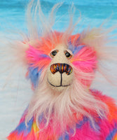 Toodley Doo, a 12 inch one of a kind, mohair and faux fur artist bear by Barbara-Ann Bears