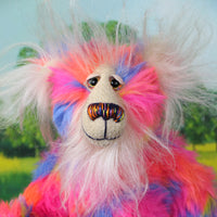 Toodley Doo, a 12 inch one of a kind, mohair and faux fur artist bear by Barbara-Ann Bears