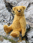 Fortescue is a very sweet, traditional teddy bear in German mohair by Barbara Ann Bears