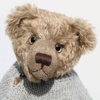 Bosworth, a large, traditional mohair teddy bear by Barbara Ann Bears