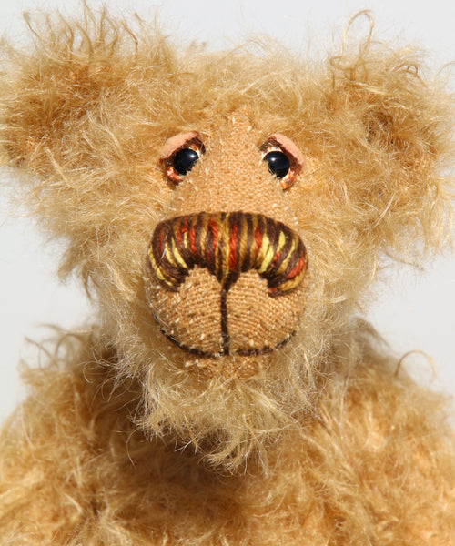 Brodie a one of a kind mohair artist teddy bear by Barbara Ann