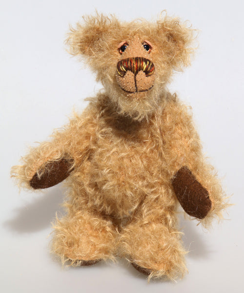 Brodie a one of a kind mohair artist teddy bear by Barbara Ann