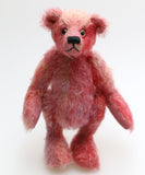 Charlie is a very friendly and sweet, little traditional teddy bear made from fabulous hand dyed mohair in warm colours by Barbara Ann Bears Charlie is 8 inches (20cm) tall and is 6 inches (15cm) sitting.